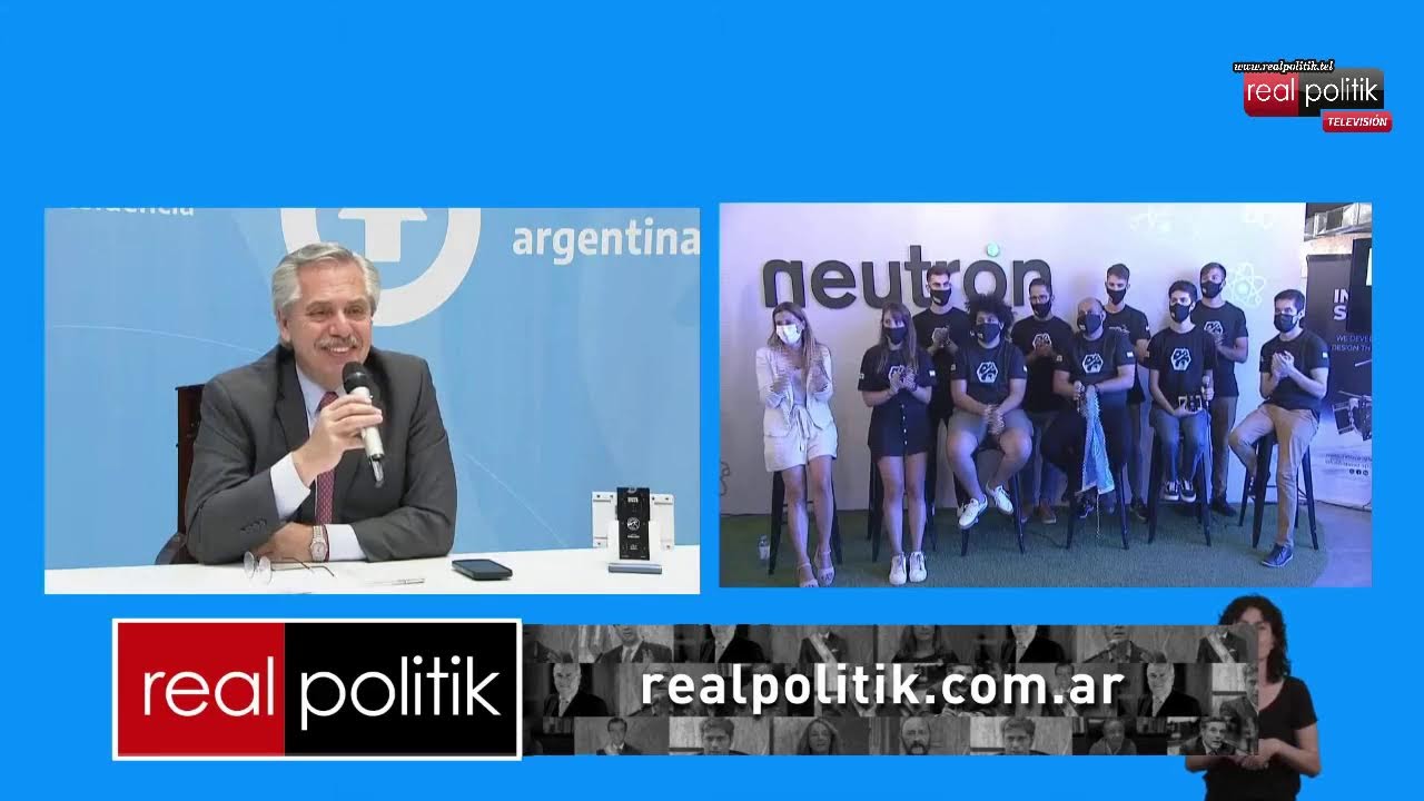 Alberto Fernández participó del lanzamiento del satélite "General San Martín"