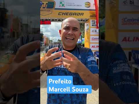 Marcell Souza, prefeito de Campo do Brito #sergipe #brasil #bike #maratona
