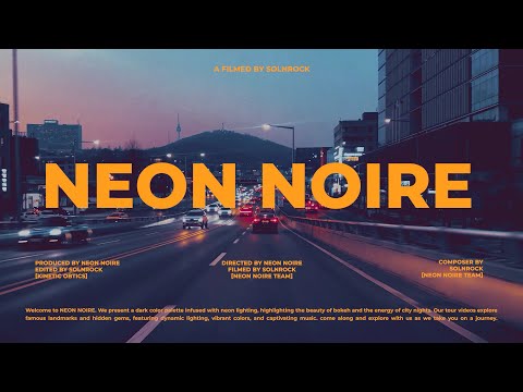 Seoul Sunset & Night Drive – Lofi + Smoky Blues Beats to Relax,Sleep,Study | 로파이 + 스모키 블루스 서울 드라이브