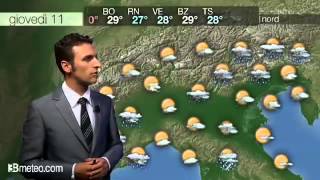 Meteo: le previsioni per oggi