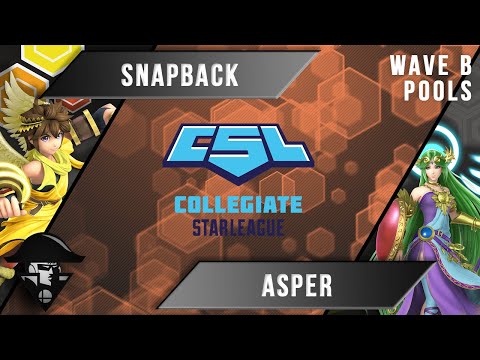 CSL 2019 - Ultimate Singles - SnapBack (Pit) VS Asper (Palutena, Pac-Man) - Wave B Pools