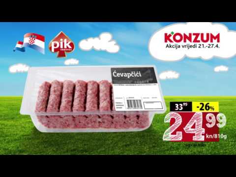 Konzum: Akcija katalog 21.4. - 27.5.2016.