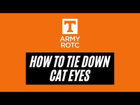 How to Tie Down Cat Eyes on your ACH
