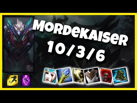 NA Challenger Mordekaiser TOP (10/3/6) vs SHEN Gameplay Replay - Patch 10.18