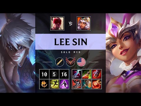 Lee Sin Mid vs Qiyana - NA Grandmaster Patch 25.15