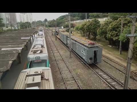 Locomotiva U5 - SVL 510 manobrando no Pátio de Domingos de Moraes