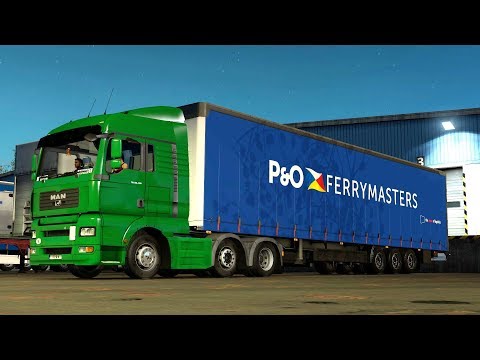 ETS2 1.28 ProMods 2.20 MAN TGA Limerick - Derry