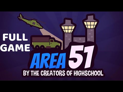 ROBLOX AREA 51 BETA {New Camping Game} Full Walkthrough [High School 2: STORMING AREA 51]