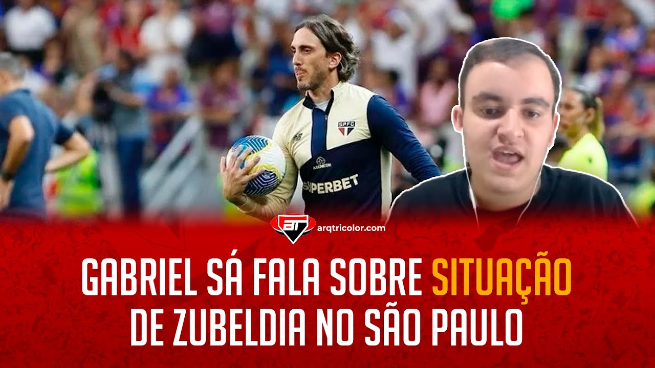 "É FOGO AMIGO mesmo! Ninguém BLINDA o Zubeldia e..." Gabriel Sá fala sobre "fritura" no São Paulo