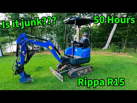 Chinese Mini Excavator 50 Hour Review - Rippa R15