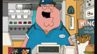 peter griffins retarded Burger king song-ding fries are done