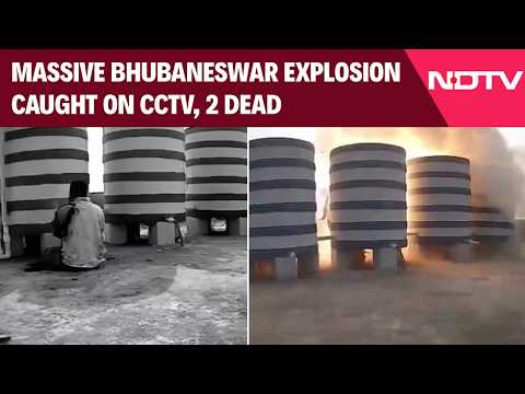 Bhubaneswar Blast | CCTV Captures Massive Explosion in Sundarpada, Odisha | 2 Dead, 4 Injured