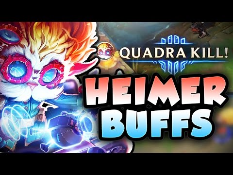 NEW HEIMERDINGER BUFFS MAKE HIM SO OP! HARD CARRY WITH HEIMERDINGER TOP SEASON 7 League of Legends
