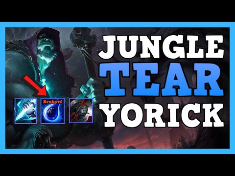 TEAR YORICK JUNGLE | Yorick buffs make the tear build so easy! Manamune = insane DPS!