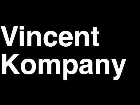 How to Pronounce Vincent Kompany Manchester City Football Goal Penalty Kick Yellow Red Card Injury