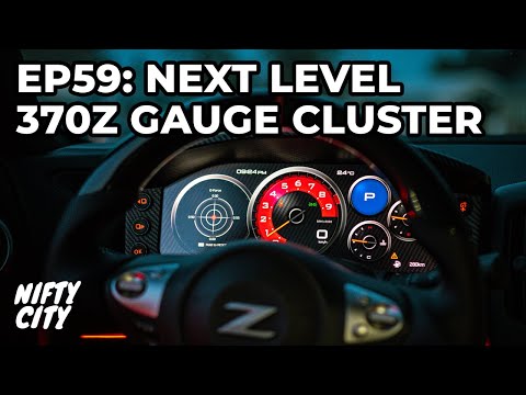 This 370z DASH MOD Changed the Game | Nifty City 370z DIGITAL CLUSTER Install Guide