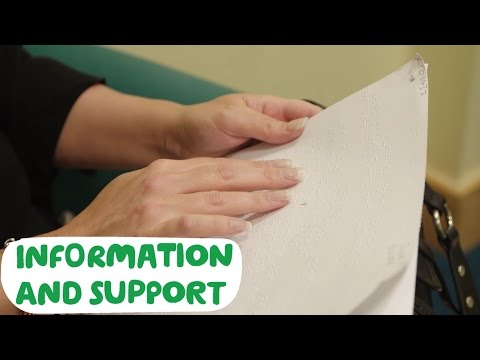 Supporting people with sight loss affected by cancer - Macmillan Cancer Support