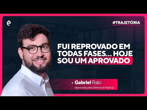 Fui reprovado em Todas as fases... Hoje sou um Aprovado - JM Entrevista Gabriel Rabi
