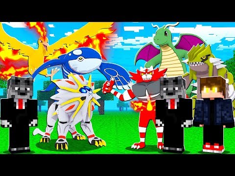 2 v 1 POKEMON SHINY VS POKEMON LENDARIO - MINECRAFT PIXELMON MOD