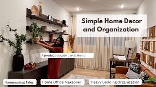 How to decorate Shelves  | Organizing Ideas for Bedding and Indian Clothes 