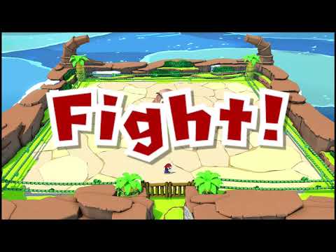 Paper Mario: The Origami King - How to Beat all 7 Rounds on Scuffle Island (Ring Champion Trophy)