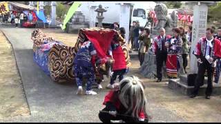 preview picture of video '中老田獅子舞保存会１－富山市中老田,Toyama,Japan'