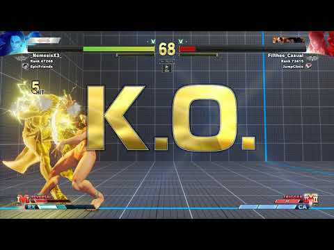 Street Fighter V Champion Edition Casual Match, _NemesisX3_ (Laura) Vs (Seth) Filthee_Casual.