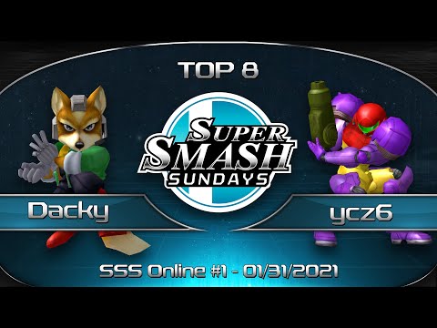 Super Smash Sundays Online #1 Dacky (Fox) vs. ycz6 (Samus) - SSBM Singles Top 8 Losers