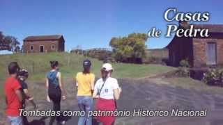 preview picture of video 'Casas de Pedra da Família Bratti - Nova Veneza - SC - Brasil'