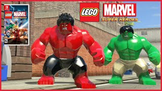 LEGO Marvel Super Heroes Red Hulk Free Roam Gameplay & Unlock Location (Nintendo Switch)