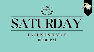 19th July | English Service