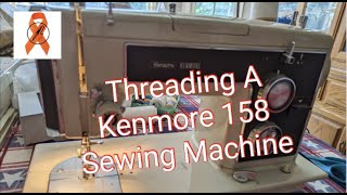 How to Thread a Sears Kenmore Sewing Machine 158 Kenmore 158.17570