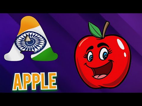 A For APPLE B For BALL C For CAR/blink BiggnerTV/abcd/learn