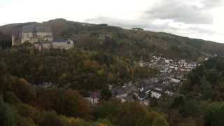 preview picture of video 'Quadrocopter Castle Vianden with GoPro (Luxembourg) Walkera QR X350'