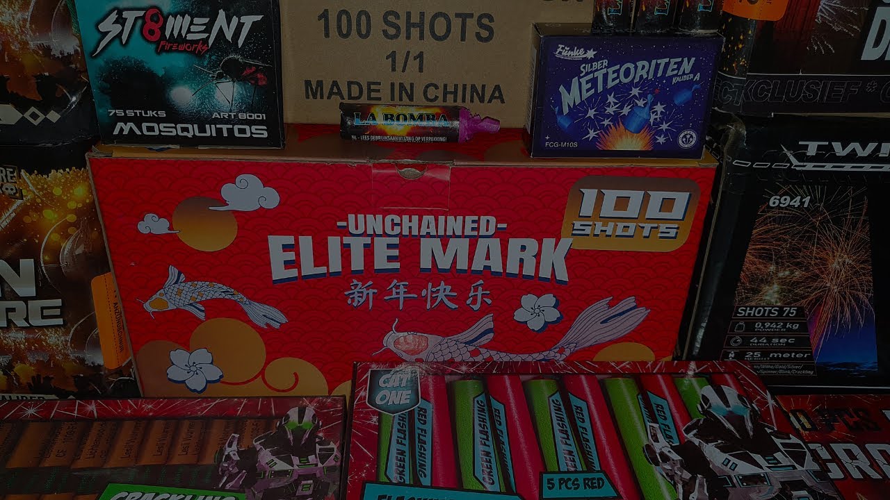 UNCHAINED | ELITE MARK | 100 SHOTS | STRAATFILMPJE | VUURWERK [4K]