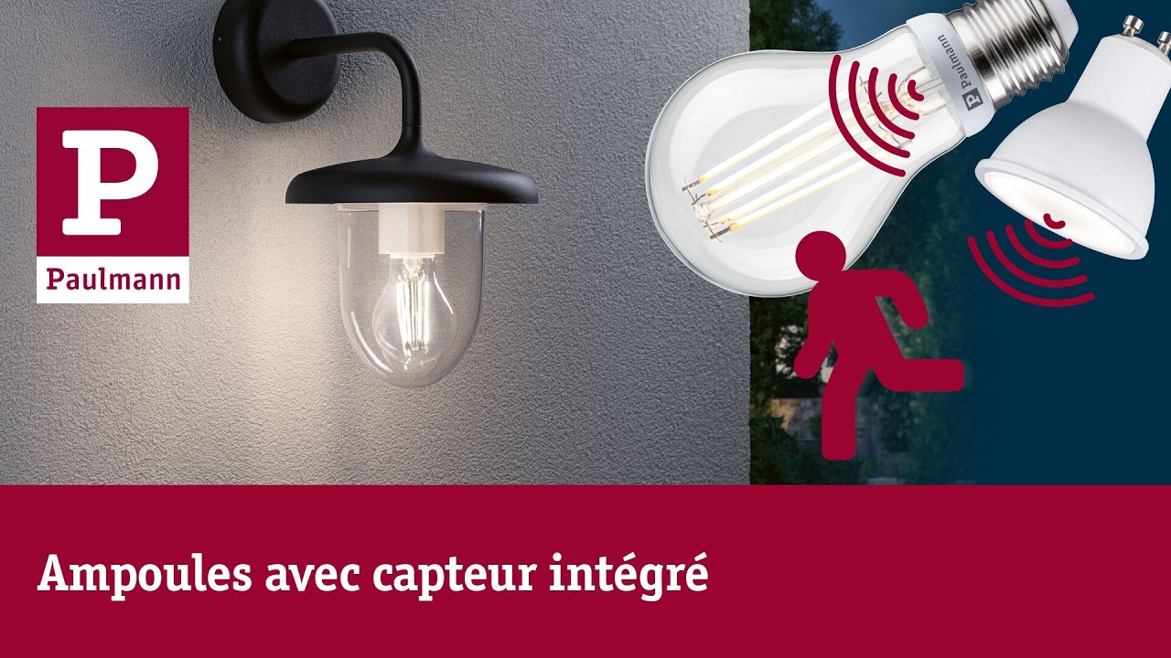 Paulmann Réflecteur LED GU10 230 V avec capteurs intégrés Paulmann Réflecteur LED GU10 230 V avec capteurs intégrés