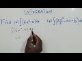 Integration Calculus