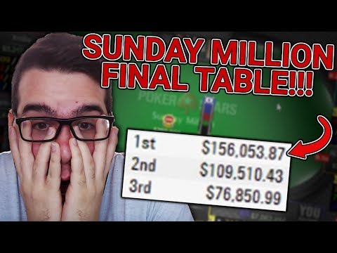$215 SUNDAY MILLION FINAL TABLE! ($155,000 TO 1ST PART 2)