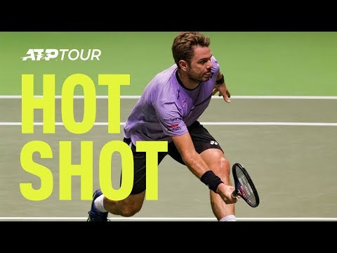 Hot Shot: Wawrinka Hits Outrageous Volley Winner in Rotterdam 2019