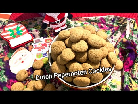 Dutch Cookies, Pepernoton cookies, Kruidnoten, Traditional Dutch gingerbread cookies