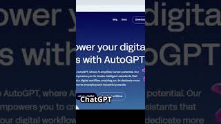 Understanding AutoGPT in Seconds  Simple & Fast!🤯 (Next-Level Tech)#shorts #ai #aitools
