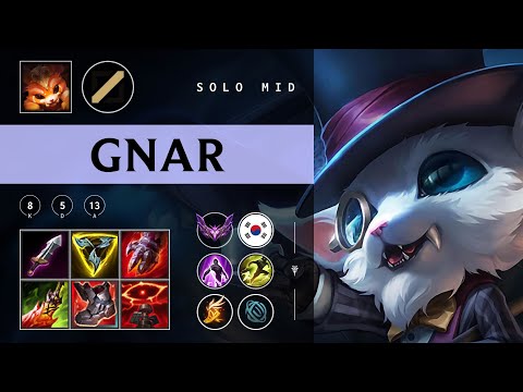 Gnar Mid vs Singed - KR Master Patch 25.23