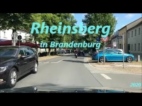 Rheinsberg in Brandenbg Ortsdurchfahrt,  kleine Seenplatte