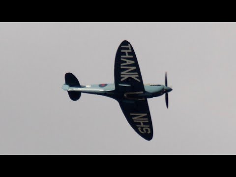 The NHS Spitfire PL893 Humberside Airport