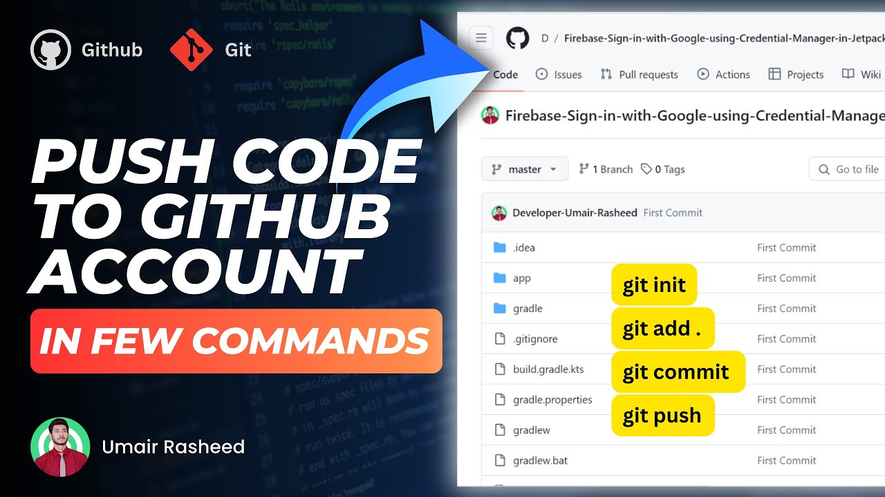 Push Code to GitHub Account in Just a Few Commands 😱