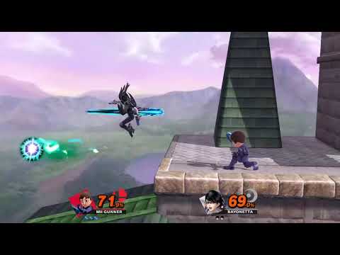 SSBU Replay 76 - Mii Gunner Vs. Bayonetta