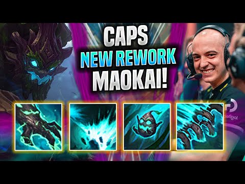 CAPS TRIES NEW REWORK MAOKAI TOP! - G2 Caps Plays Maokai Top vs Gwen! | Season 2022