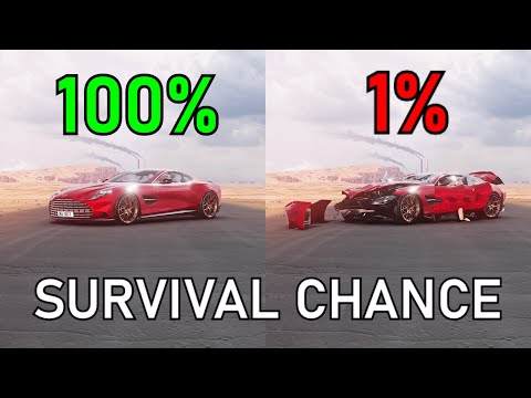 Realistic Survival Chance Crashes #59 (With Dummies) | BeamNG.drive