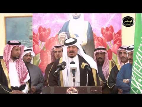 كلمه الشيخ فهد المعطاني الهذلي عن قبيلة عنزة في حفل زواج منشد الويلان