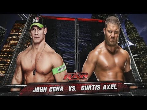 John Cena vs Curtis Axel - Raw Normal Full Match